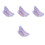 4Pcs Chic Purple Finger Book Holders Convenient Reading Accessories 3