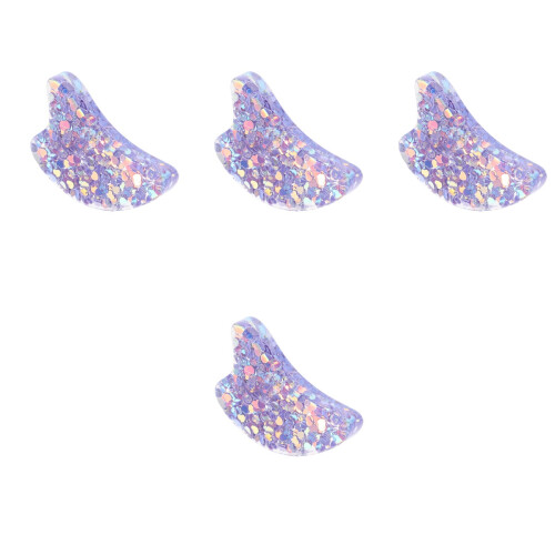 4Pcs Chic Purple Finger Book Holders Convenient Reading Accessories 2