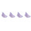 4Pcs Chic Purple Finger Book Holders Convenient Reading Accessories 4