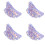 4Pcs Chic Purple Finger Book Holders Convenient Reading Accessories 5