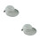 2Pcs Foldable Sun Hat for Women Grey Wide Brim Uv Protection Visor Cap 7