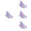 4Pcs Chic Purple Finger Book Holders Convenient Reading Accessories 6