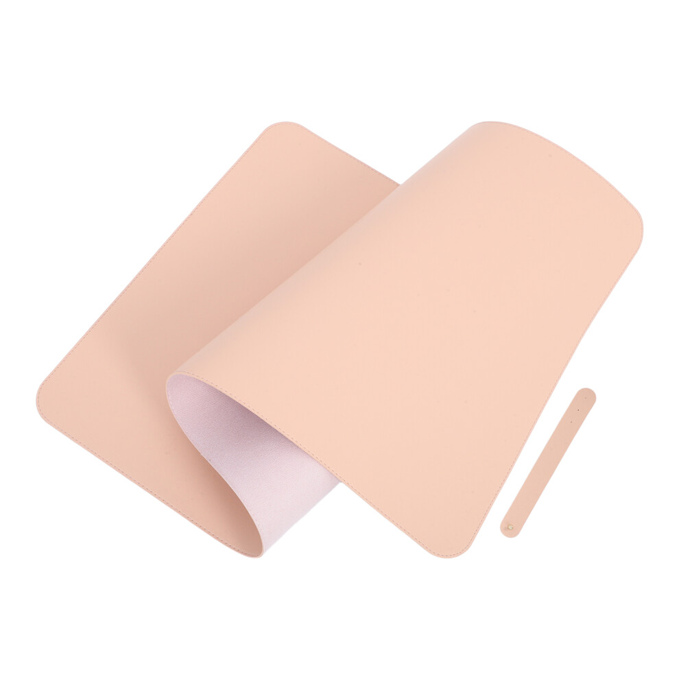 Desk Pad Mouse Desk Mat Portable Smooth Surface Pad Pink 3713135308305