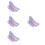 4Pcs Chic Purple Finger Book Holders Convenient Reading Accessories 7