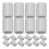 800Pcs Silver Aluminum Cable Crimping Sleeves for Wire Rope Connection 2