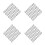 800Pcs Silver Aluminum Cable Crimping Sleeves for Wire Rope Connection 8