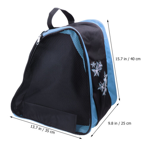 3Pcs Blue Skate Tote Bag Durable Design for Roller and Inline Skates 1