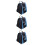 3Pcs Blue Skate Tote Bag Durable Design for Roller and Inline Skates 4