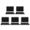 60Pcs Multi-Functional Black ABS Price Label Tags for Display Stand 11