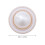 10Pcs Durable Round Pearl Buttons White for Jackets Clothes DIY Decor 2