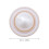 10Pcs Durable Round Pearl Buttons White for Jackets Clothes DIY Decor 4