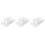 3Pcs Transparent Waterproof Plug Cover with Hook Ps Material for Home 4
