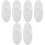 6Pcs Silicone Toothbrush Holder Wall Mount for Bathroom White 4