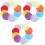 600Pcs Double-Sided Folding Paper Assorted Colors for Crafting DIY Use 9