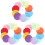 600Pcs Double-Sided Folding Paper Assorted Colors for Crafting DIY Use 10