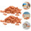 200Pcs Handmade Dark Red Mini Bricks for DIY Micro Landscape Models 11