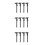 12Pcs Compact Black Plastic Measuring Calipers for Quick Precise Tasks 4