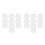 20Pcs Clear Plastic Hat Support Insert for Retail Display and Storage 7