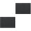 2Pcs Black Felt Calligraphy Mat Student Writing Desk Accessories 5