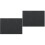 2Pcs Black Felt Calligraphy Mat Student Writing Desk Accessories 6