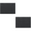 2Pcs Black Felt Calligraphy Mat Student Writing Desk Accessories 8