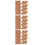 150Pcs Brown Paper Bookmarks for Book Tracking and Reading List Notes 4
