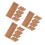150Pcs Brown Paper Bookmarks for Book Tracking and Reading List Notes 7