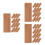 150Pcs Brown Paper Bookmarks for Book Tracking and Reading List Notes 8