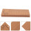 150Pcs Brown Paper Bookmarks for Book Tracking and Reading List Notes 10
