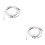 2 Pcs With Microphone Cable White 6