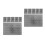 12Pcs White Plastic Grid Canvas for Cross Stitch and Craft Use 4