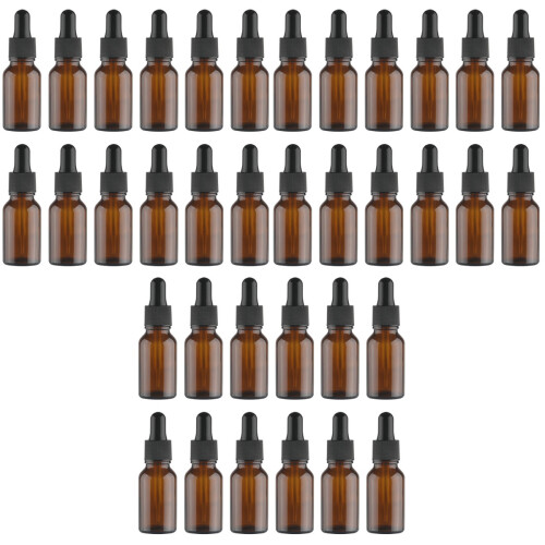 3 Count Empty Glass Aromatherapy Bottle Essential Oil Sample Bottles 2
