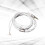 2 Pcs With Microphone Cable White 11