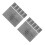 12Pcs White Plastic Grid Canvas for Cross Stitch and Craft Use 5