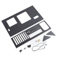 Offener Case-Rack für ATX-, M-ATX- und ITX-Motherboards, Stahl, 440x265x128 mm