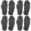 4Pairs Grey Elastic Handle Covers for Chair Armrest Use 4