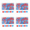 200Pcs Plastic Ten Frame Math Markers Educational Counting Chips Multi 4