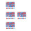 200Pcs Plastic Ten Frame Math Markers Educational Counting Chips Multi 8