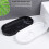 3Pcs Black Marble Texture Resin Tray Sturdy Bathroom Storage Tray 4