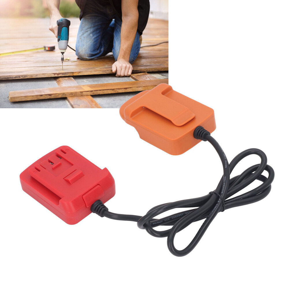 18V Lithium Ion Battery Extension Wire Kit, 1.6M, Abs Material 8411387491589