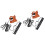 2Sets Coffee Pet Harness and Leash Set Durable Small Pet Walking Rope 5