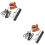 2Sets Coffee Pet Harness and Leash Set Durable Small Pet Walking Rope 7
