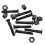 Bolts Skateboard 80 Sets Mounting Hardware Bridge Studs Iron 9