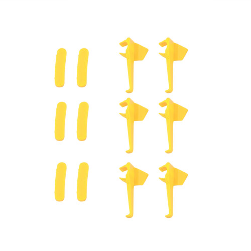 24X Cabezal Desmontable de Montaje de Nylon Cabezal de Pato Insertar Protector de Llanta 2