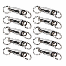 Rolling Swivel Connector Stainless Steel Fishing Hook Connector With Ball Bearings Fishing Tackle Accessories For Saltwater Freshwater High Load