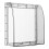 2Pcs Waterproof Outdoor Electrical Box Covers Black ABS Material 3
