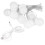 USB Makeup Lights Creative Mirror Bulb Even Light LED Source Dimmable Rotating Vanity Lights For Bathroom Mirror Dressing Table Energy Efficient 2