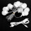USB Makeup Lights Creative Mirror Bulb Even Light LED Source Dimmable Rotating Vanity Lights For Bathroom Mirror Dressing Table Energy Efficient 3