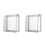 2Pcs Waterproof Outdoor Electrical Box Covers Black ABS Material 7