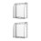 2Pcs Waterproof Outdoor Electrical Box Covers Black ABS Material 8